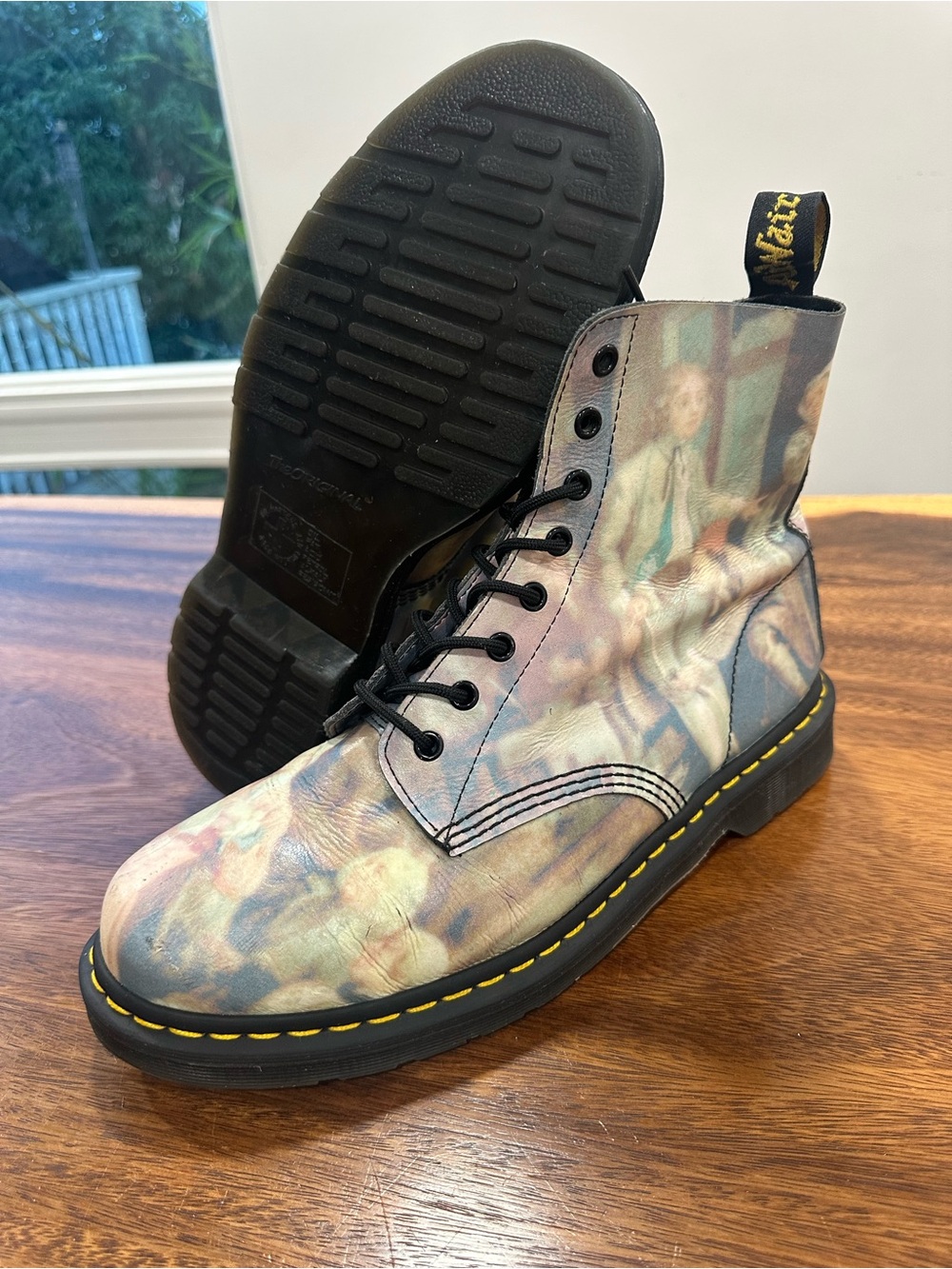 Dr. Martens 1460 Pascal William Hogarth Renaissance Museum Art Boots LE Sz US 13